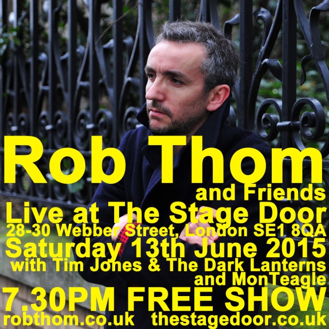 Rob Thom and Friends live at The Stage Door